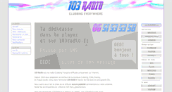 Desktop Screenshot of 103radio.fr
